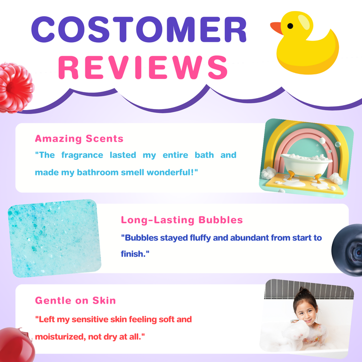 Bubble Bath Gel - 500ml - Berry Bonbon Bay
