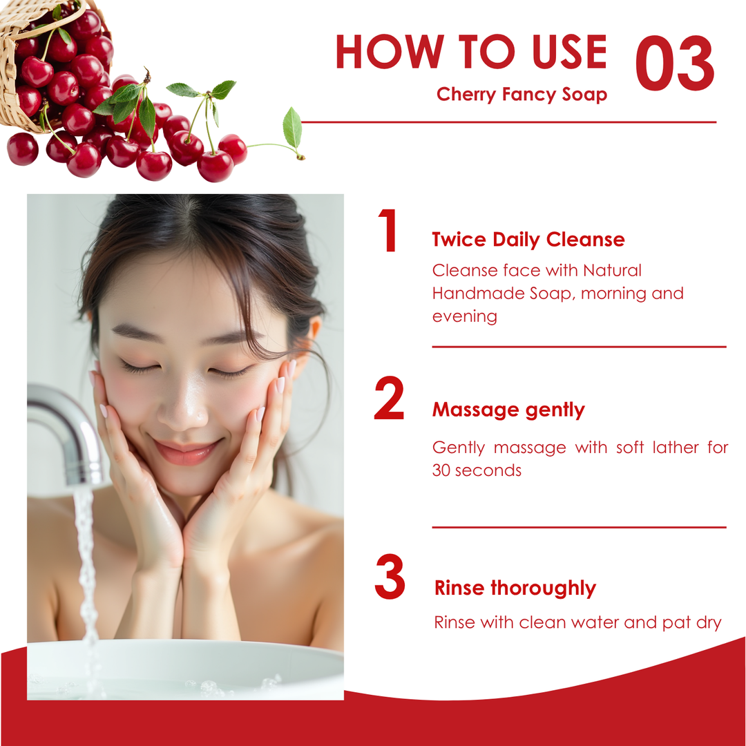 Natural Fancy Soap - 100g - Cherry