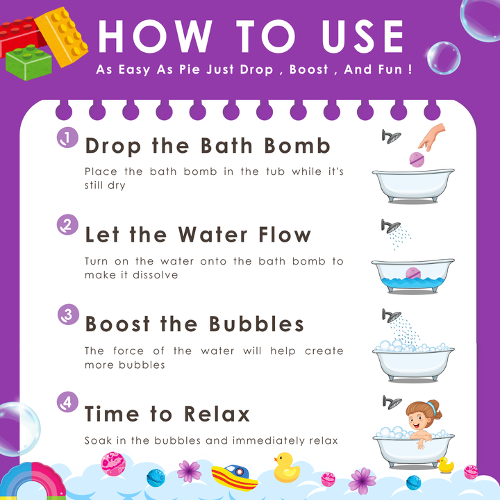 Bubble Bath Bomb - Bear Package - 150g - Lavender
