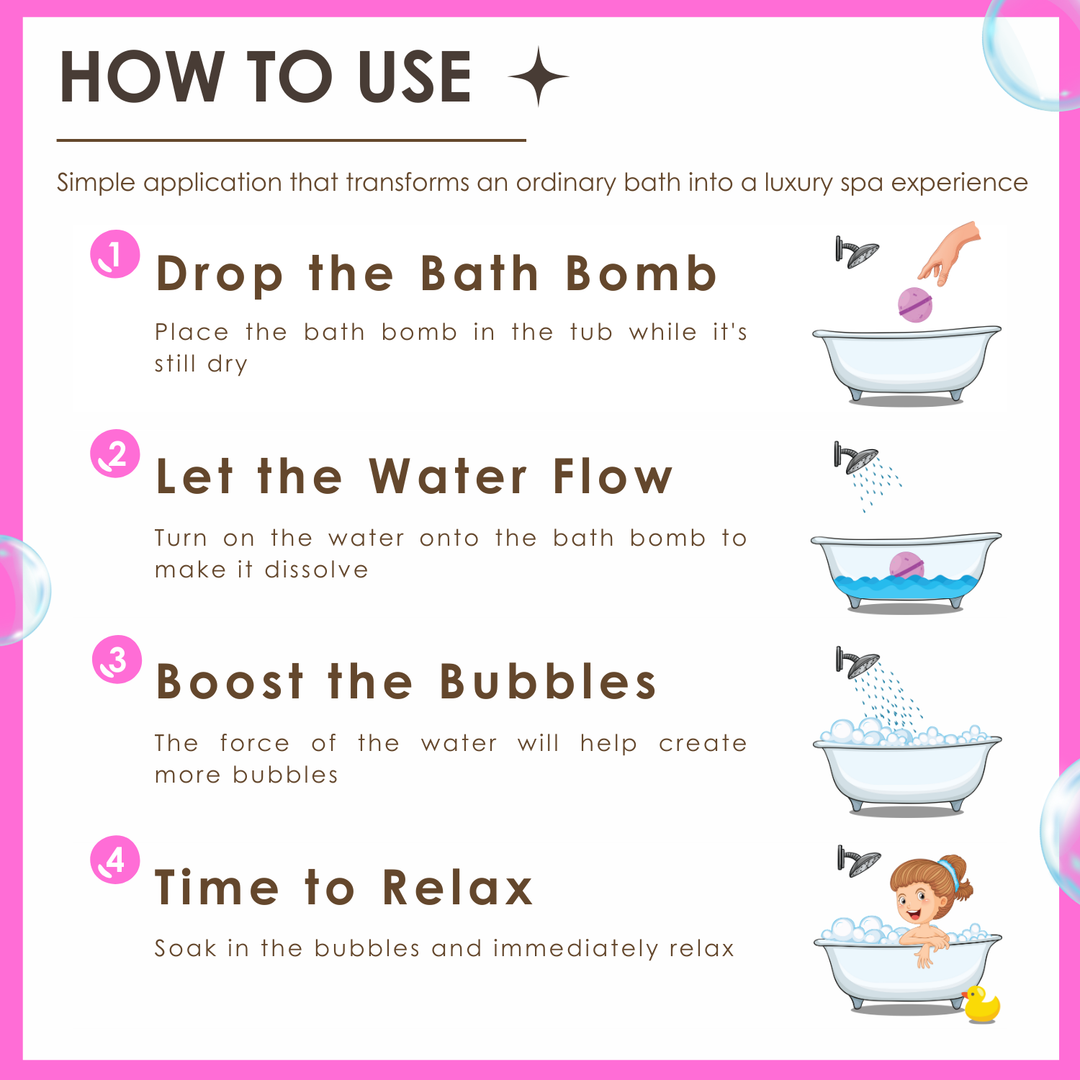 Bubble Bath Bomb - Flower Package - 150g - Leelawadee