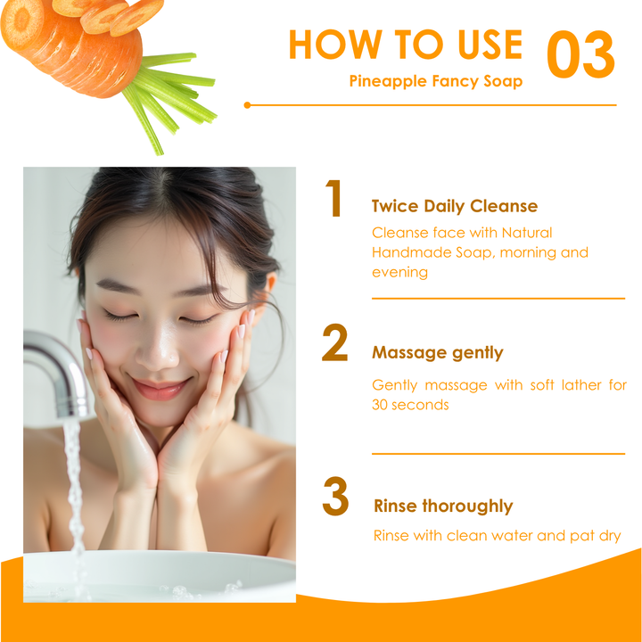 Natural Fancy Soap - Carrot
