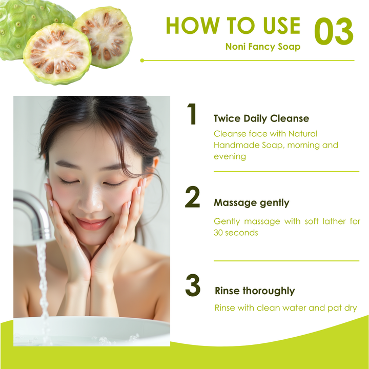 Natural Fancy Soap - 100g - Noni