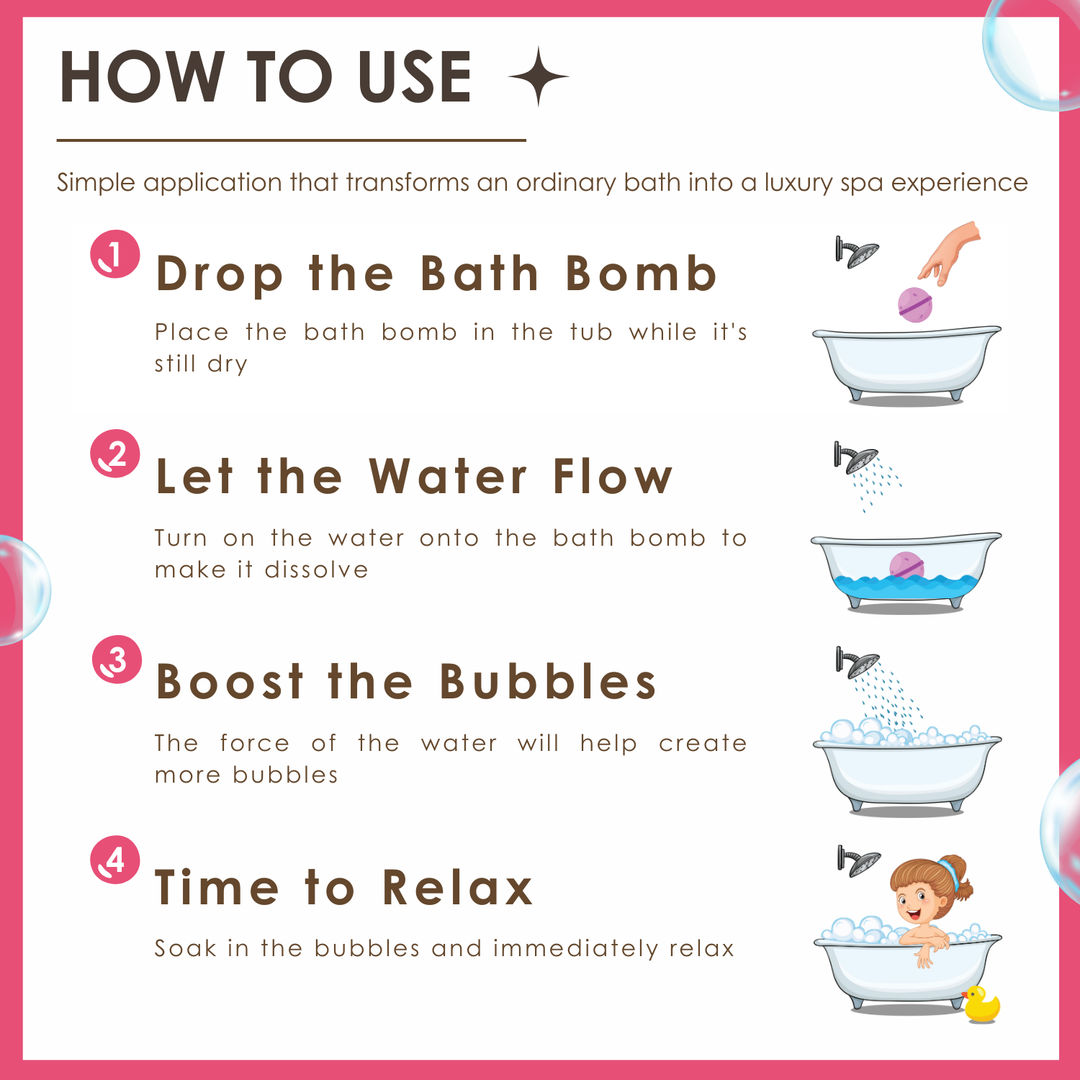 Bubble Bath Bomb - Flower Package - 150g - Lotus
