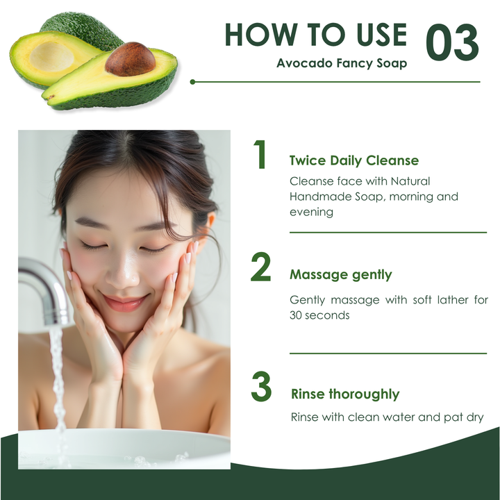 Natural Fancy Soap - 100g - Avocado