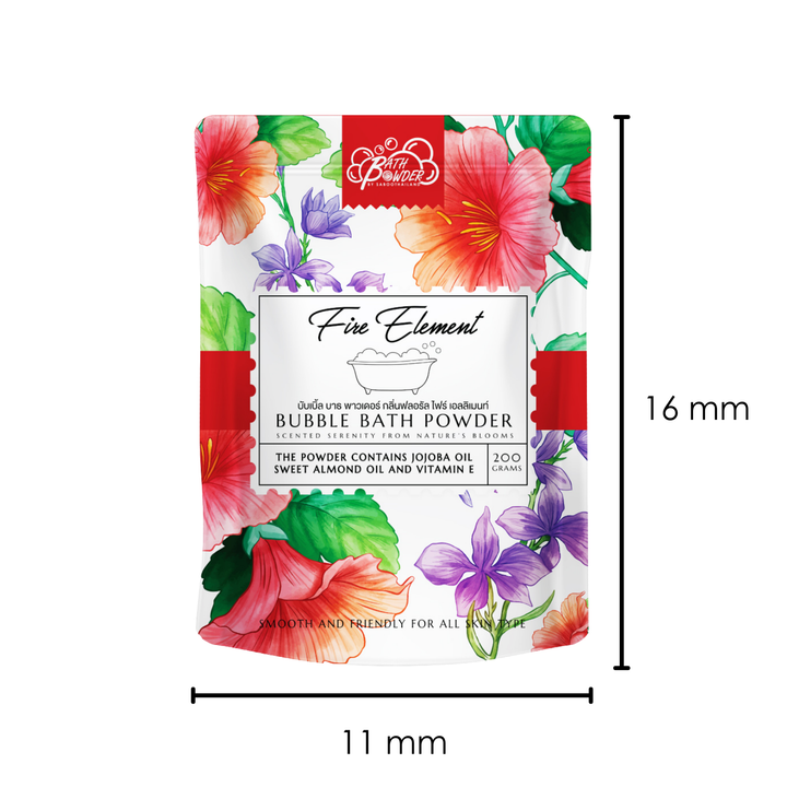 Bubble Bath Powder - 200g - Fire Element
