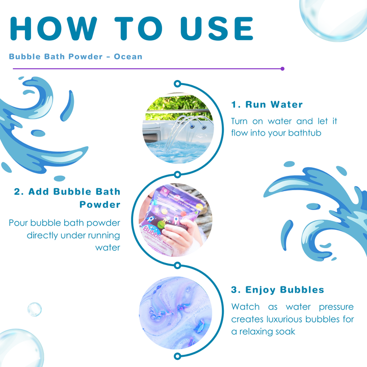 Bubble Bath Powder - 100g - Ocean