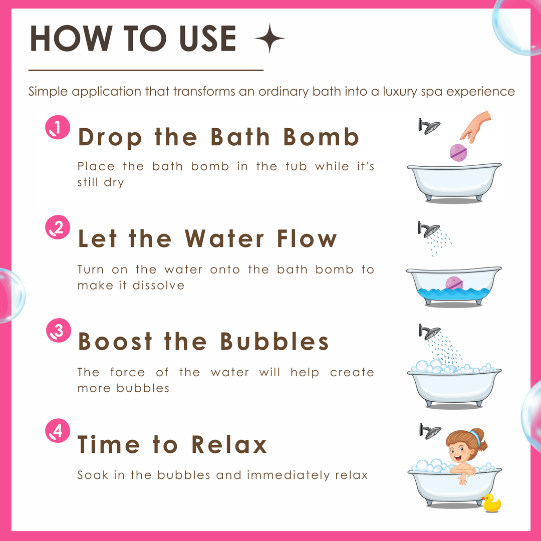Bubble Bath Bomb - Flower Package - 150g - Lily