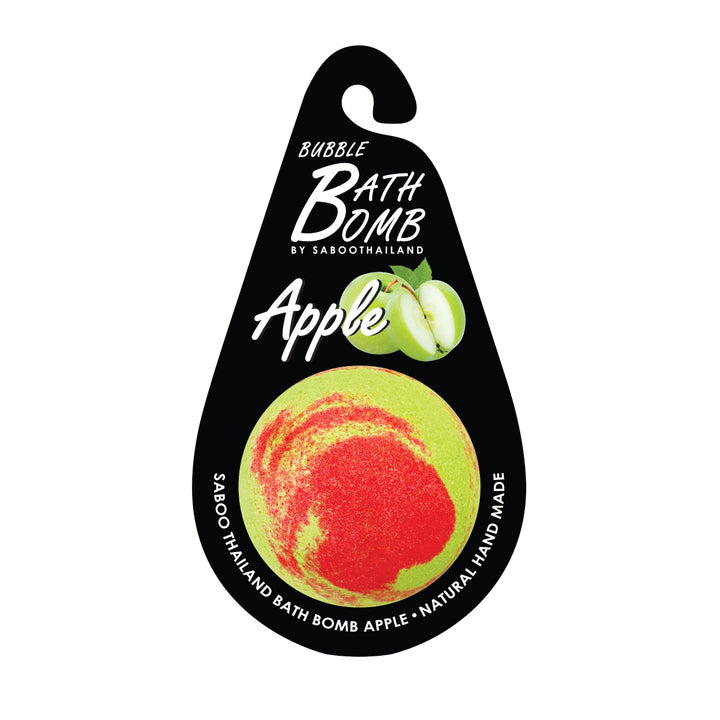 Bubble Bath Bomb - Black Package - 150g - Apple