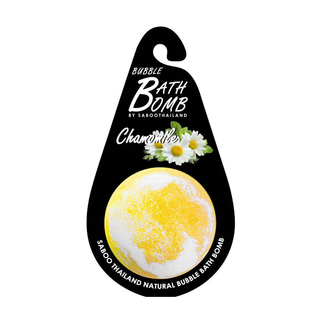 Bubble Bath Bomb - Black Package - 150g - Chamomile