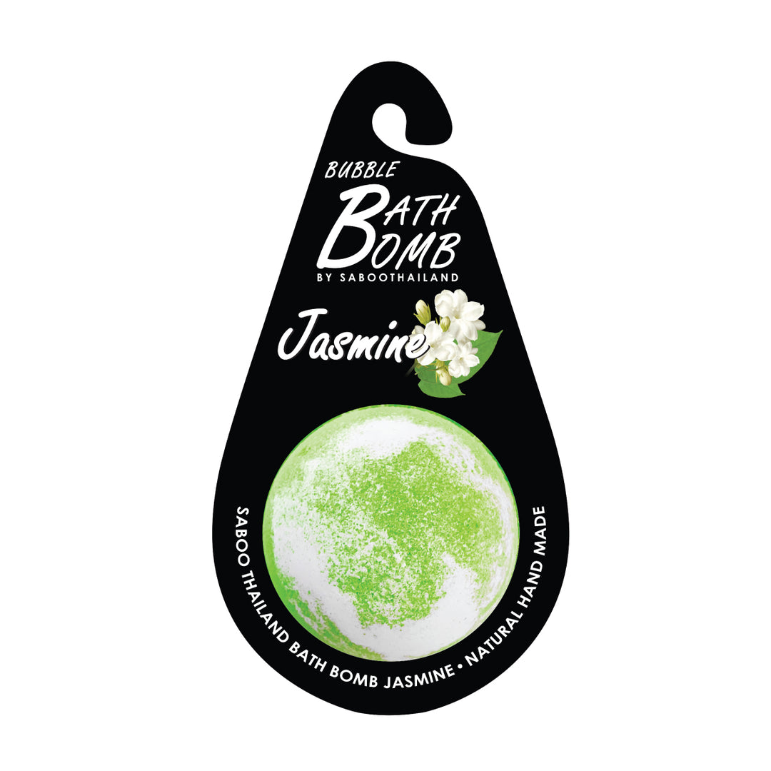 Bubble Bath Bomb - Black Package - 150g - Jasmine