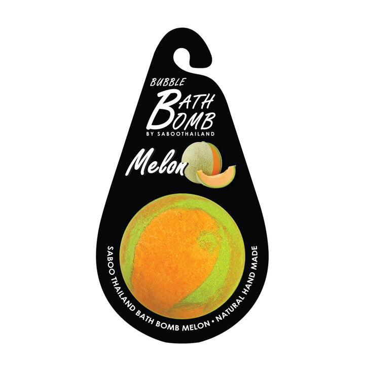 Bubble Bath Bomb - Black Package - 150g - Melon