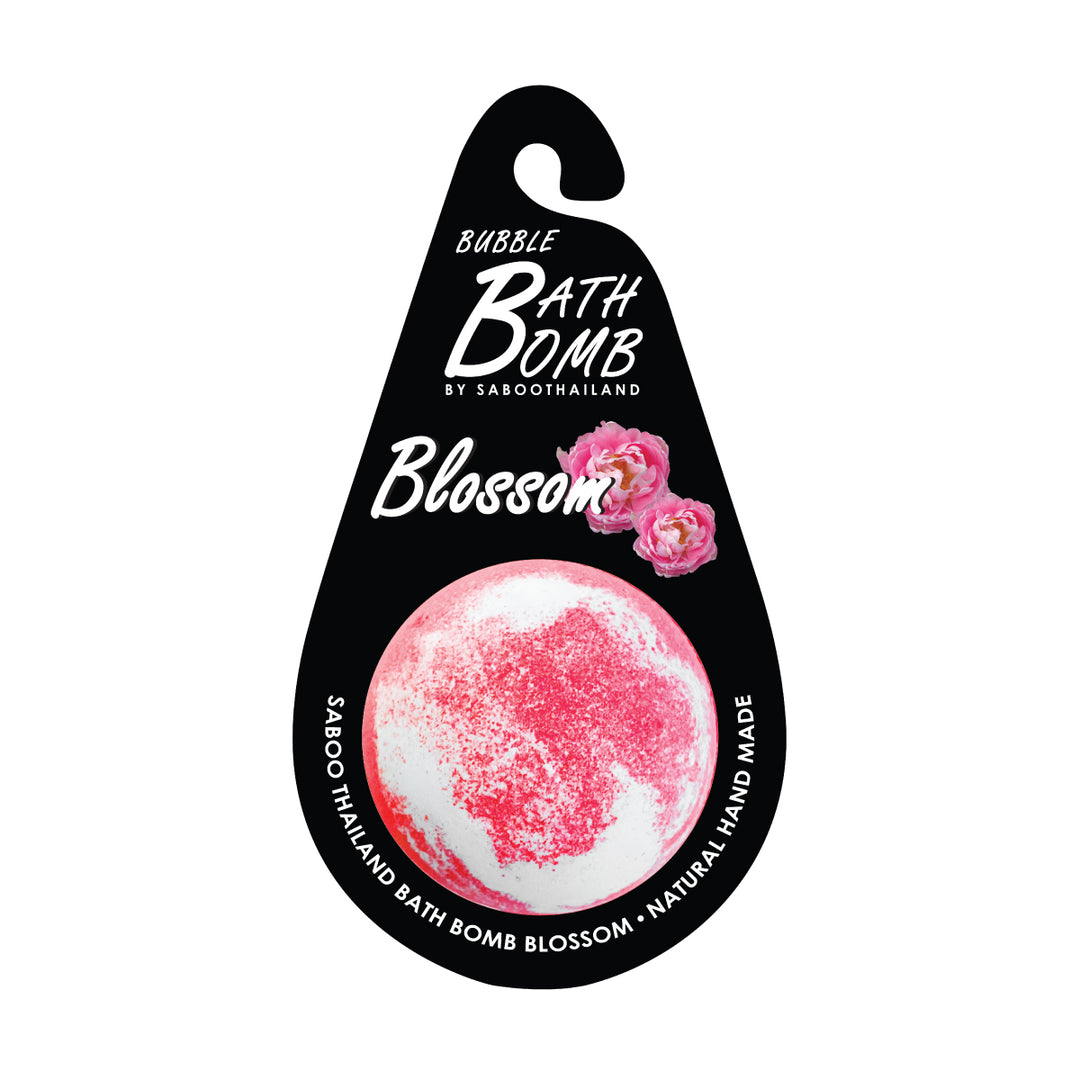 Bubble Bath Bomb - Black Package - 150g - Blossom