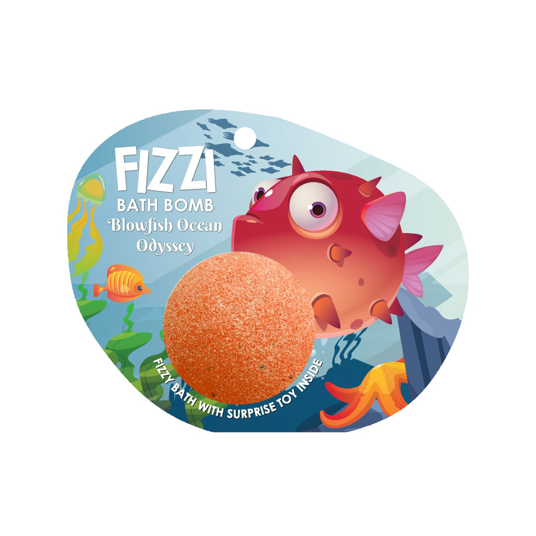 Fizzy Bath Bomb - Sea Animal Package  -100g  - Blowfish Ocean Odyssey