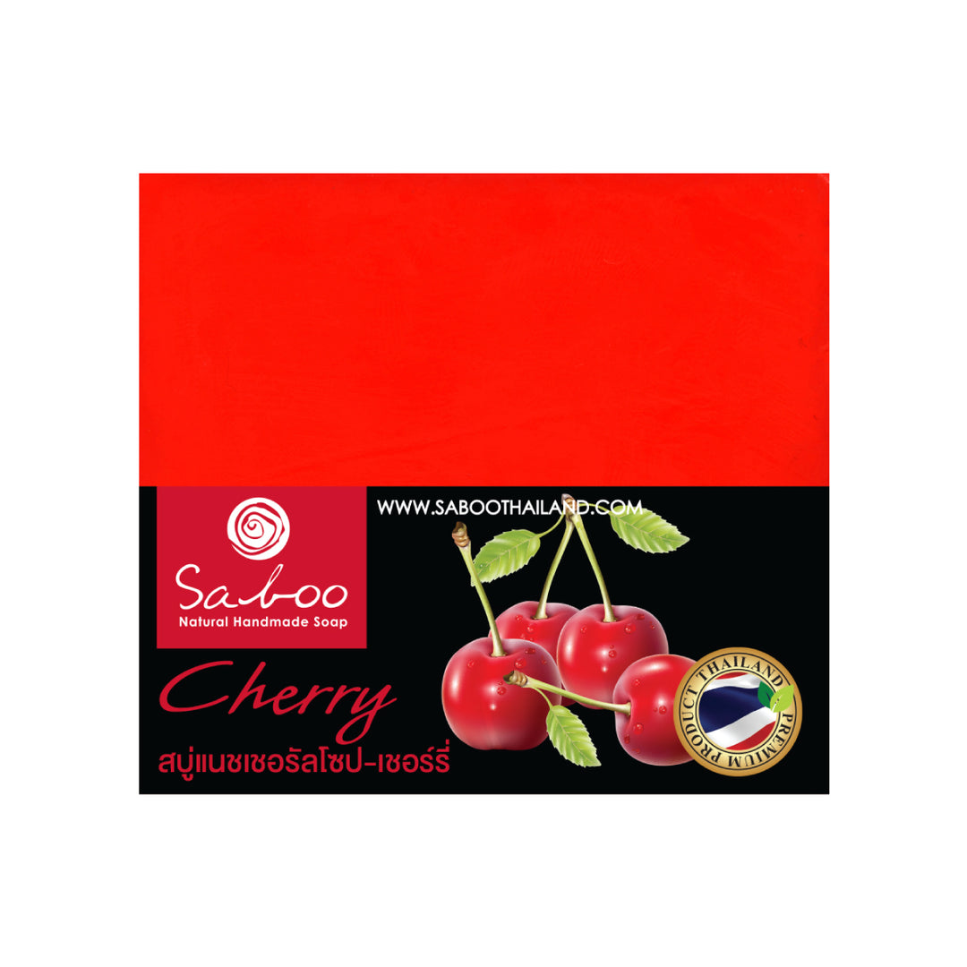 Natural Soap - Square Shape - 100g - Cherry