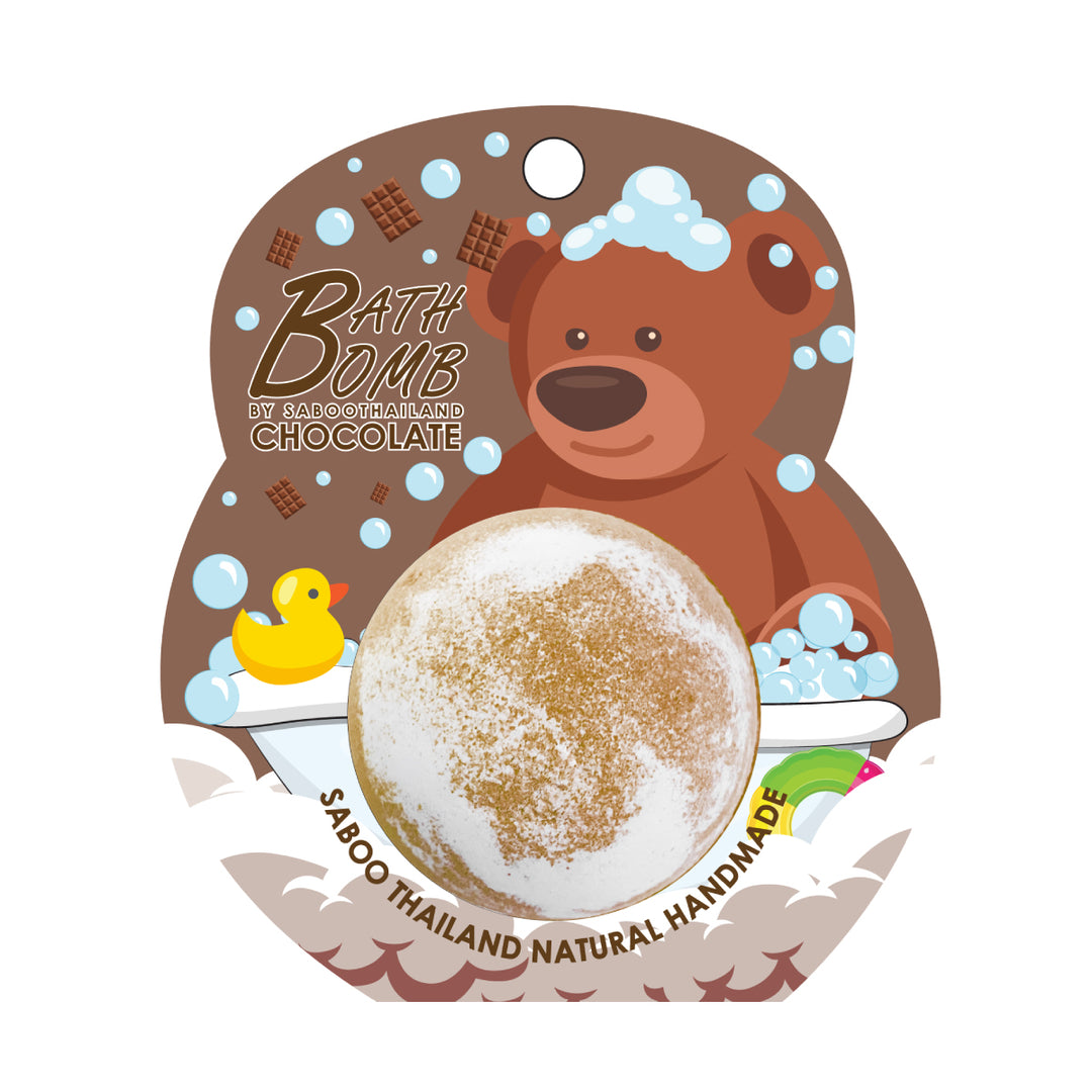 Bubble Bath Bomb - Bear Package - 150g - Chocolate