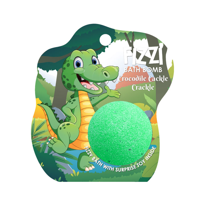 Fizzy Bath Bomb - Jungle Package - 100g - Crocodile Cackle Crackle