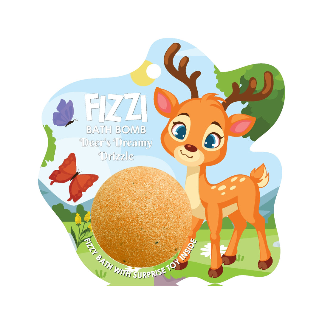 Fizzy Bath Bomb - Jungle Package - 100g - Dear's Dreamy Drizzle