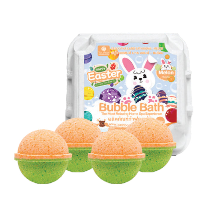 Bubble Bath Bomb - 4PCS Easter Package - 150g - Melon