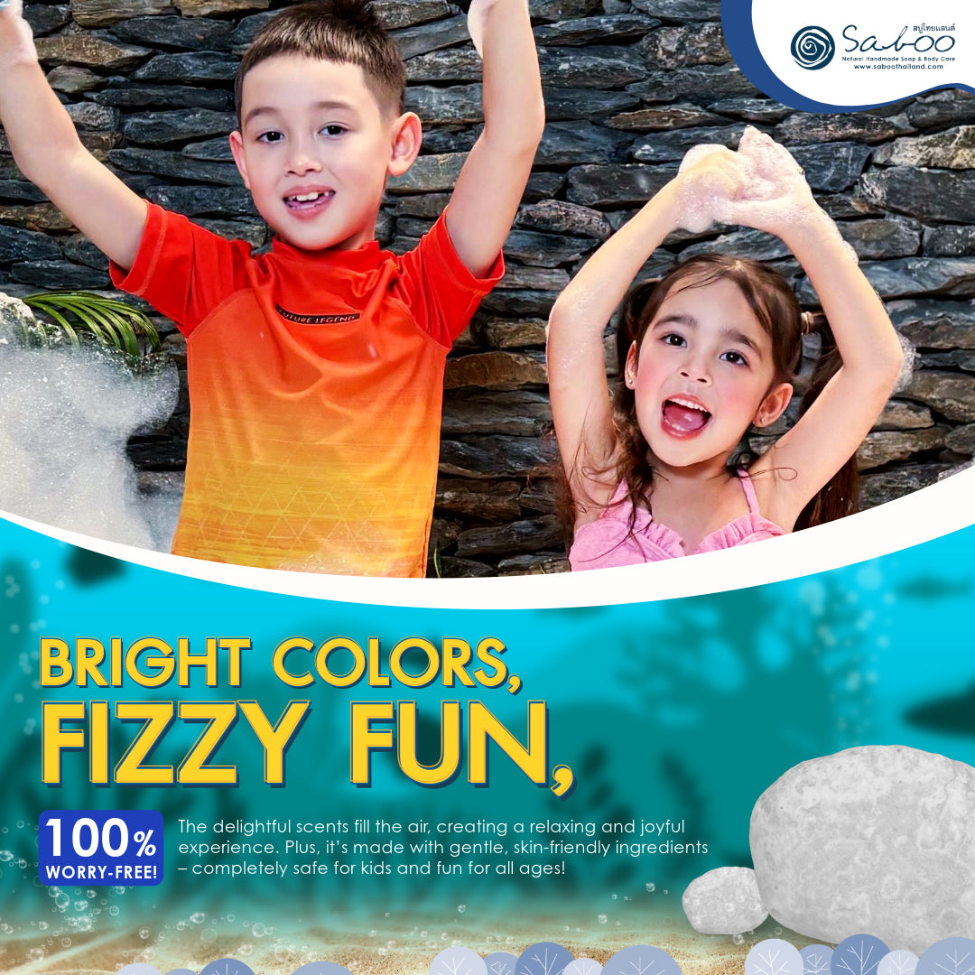 Fizzy Bath Bomb - Sea Animal Package - 100g - Penguin Star