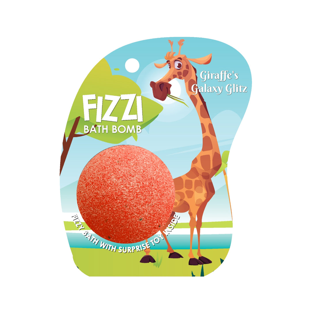 Fizzy Bath Bomb - Jungle Package - 100g - Giraffe's Galaxy Glitz
