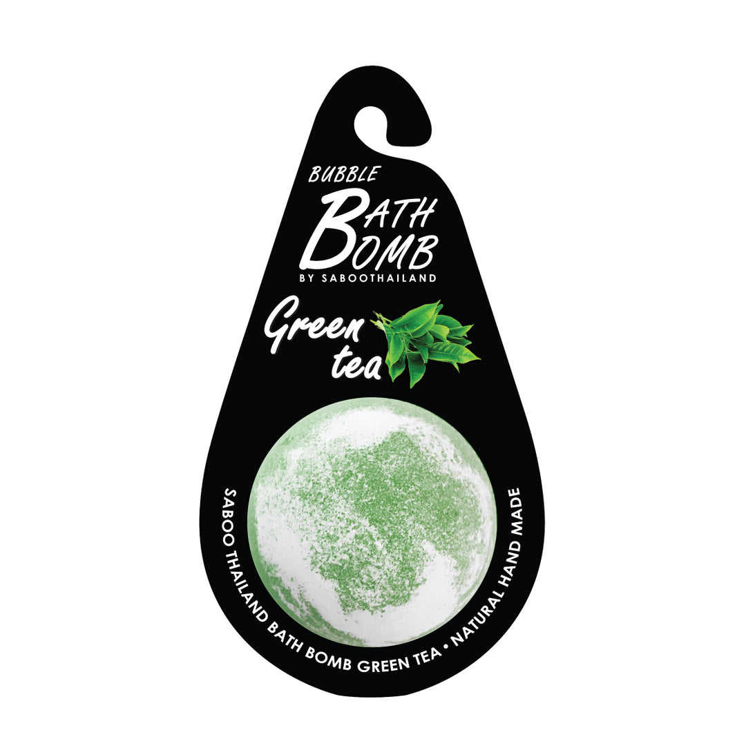 Bubble Bath Bomb - Black Package - 150g - Green Tea