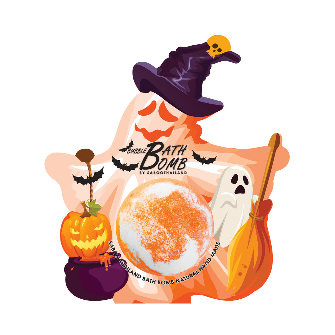 Bubble Bath Bomb - Halloween Package - 150g - Mango