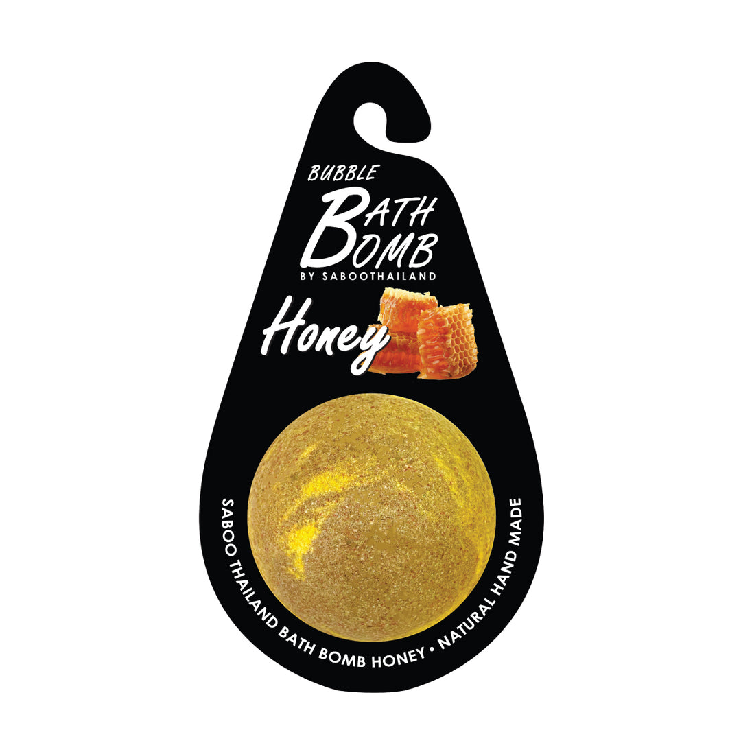 Bubble Bath Bomb - Black Package - 150g - Honey