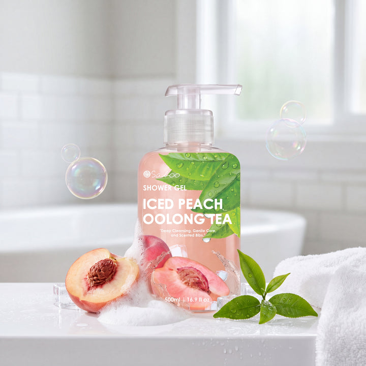 SHOWER GEL 500ML - ICED PEACH OOLONG TEA