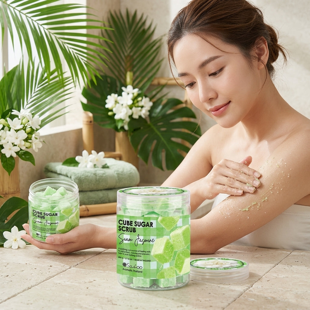 CUBE SUGAR SCRUB 400g - Siam Jasmine