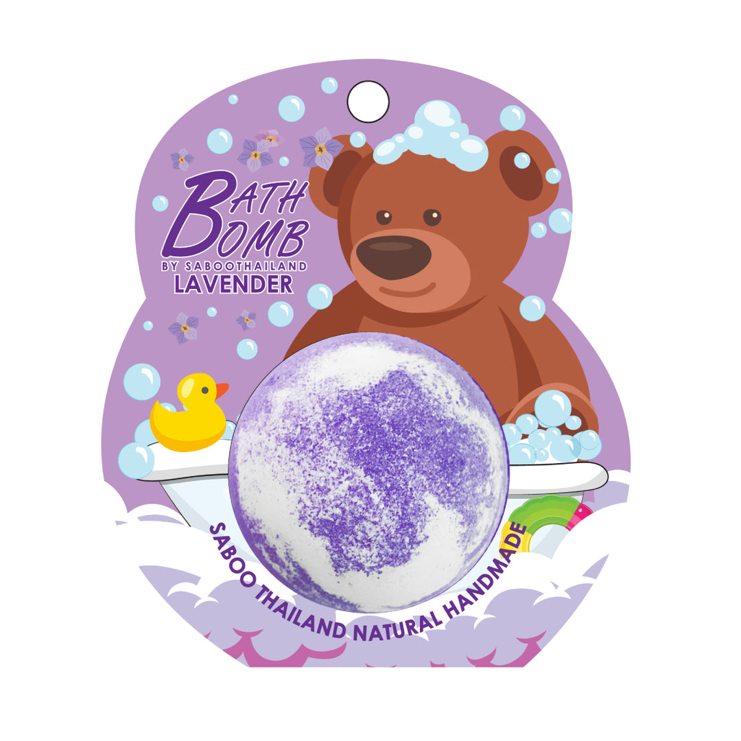 Bubble Bath Bomb - Bear Package - 150g - Lavender