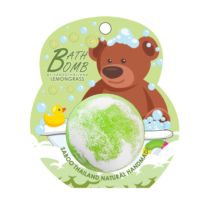 Bubble Bath Bomb - Bear Package - 150g - Lemongrasss