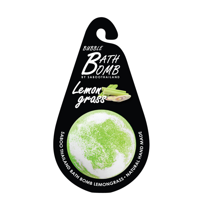 Bubble Bath Bomb - Black Package - 150g - Lemongrass