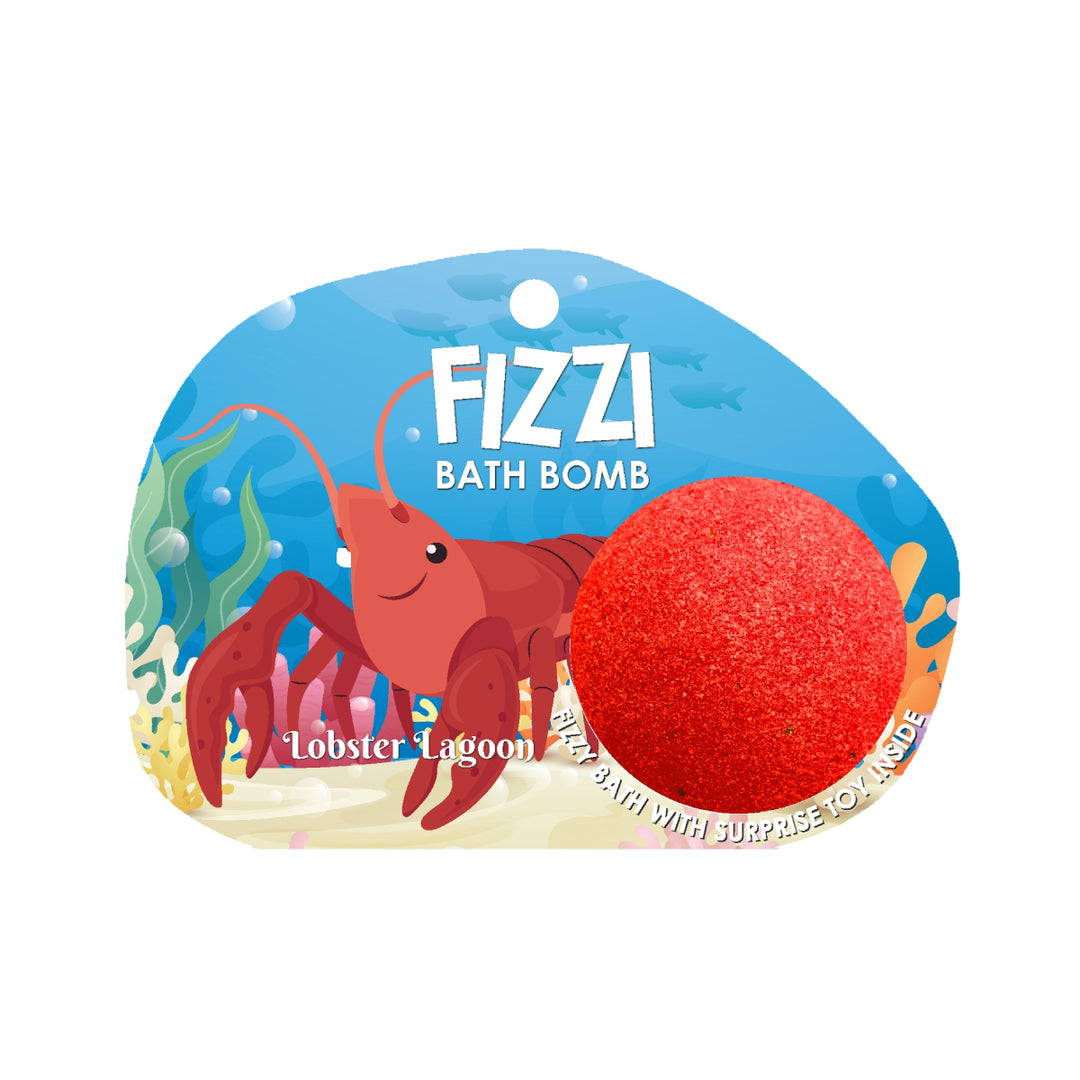 Fizzy Bath Bomb - Sea Animal Package - 100g - Lobster Lagoon