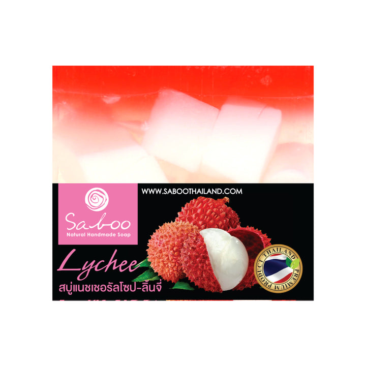 Natural Soap - Square Shape - 100g - Lychee