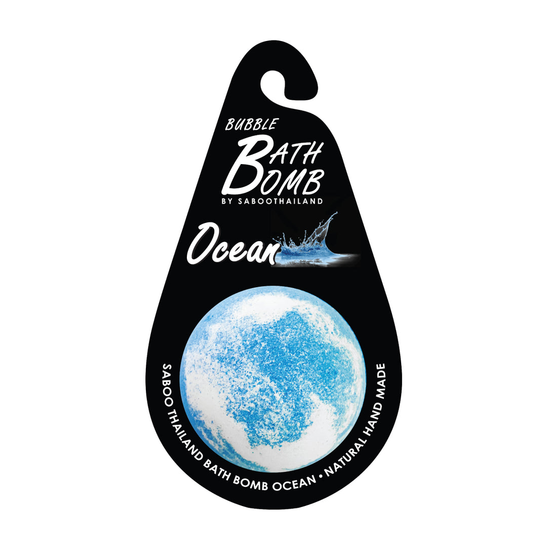 Bubble Bath Bomb - Black Package - 150g - Ocean