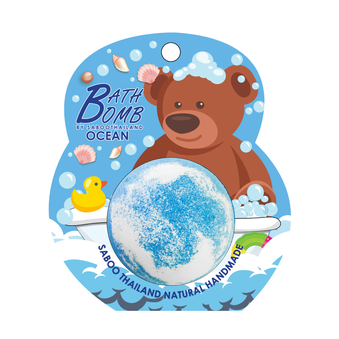 Bubble Bath Bomb - Bear Package - 150g - Ocean