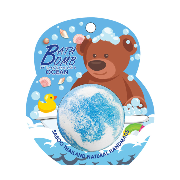 Bubble Bath Bomb - Bear Package - 150g - Ocean