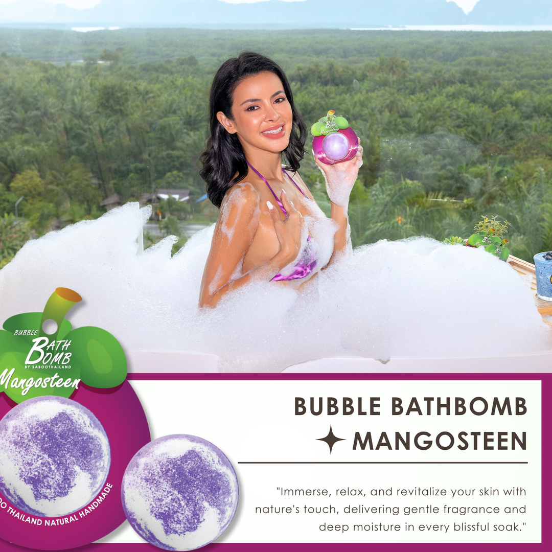 Bubble Bath Bomb - Fruit Package - 150g - Mangosteen