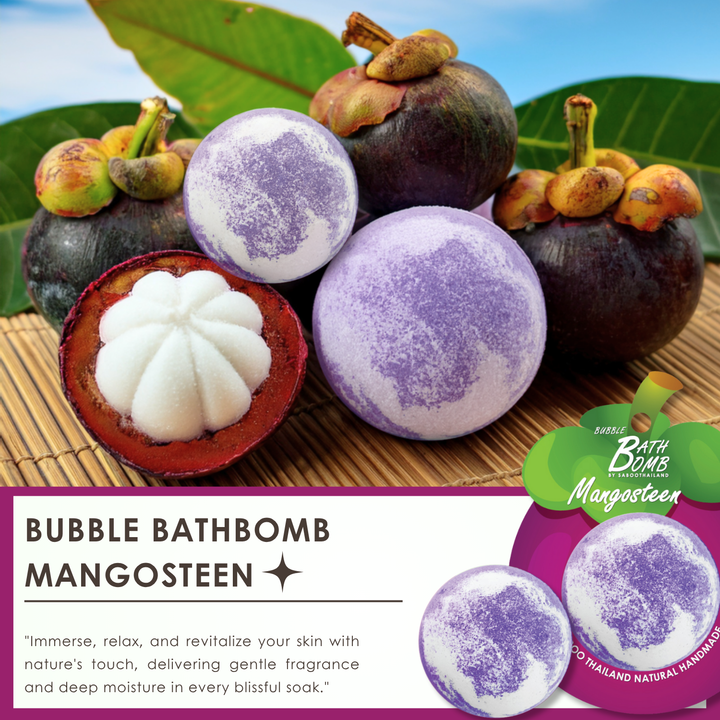 Bubble Bath Bomb - Fruit Package - 150g - Mangosteen
