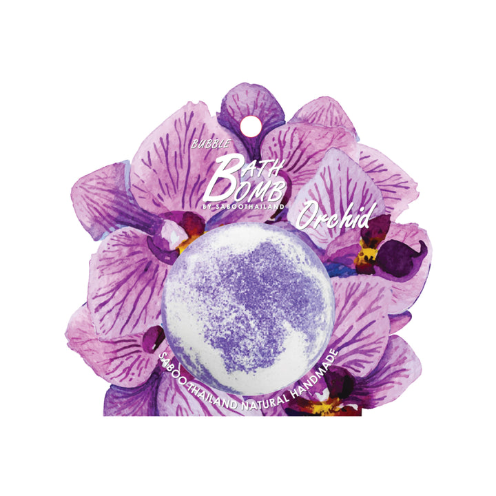 Bubble Bath Bomb - Flower Package - 150g - Orchid