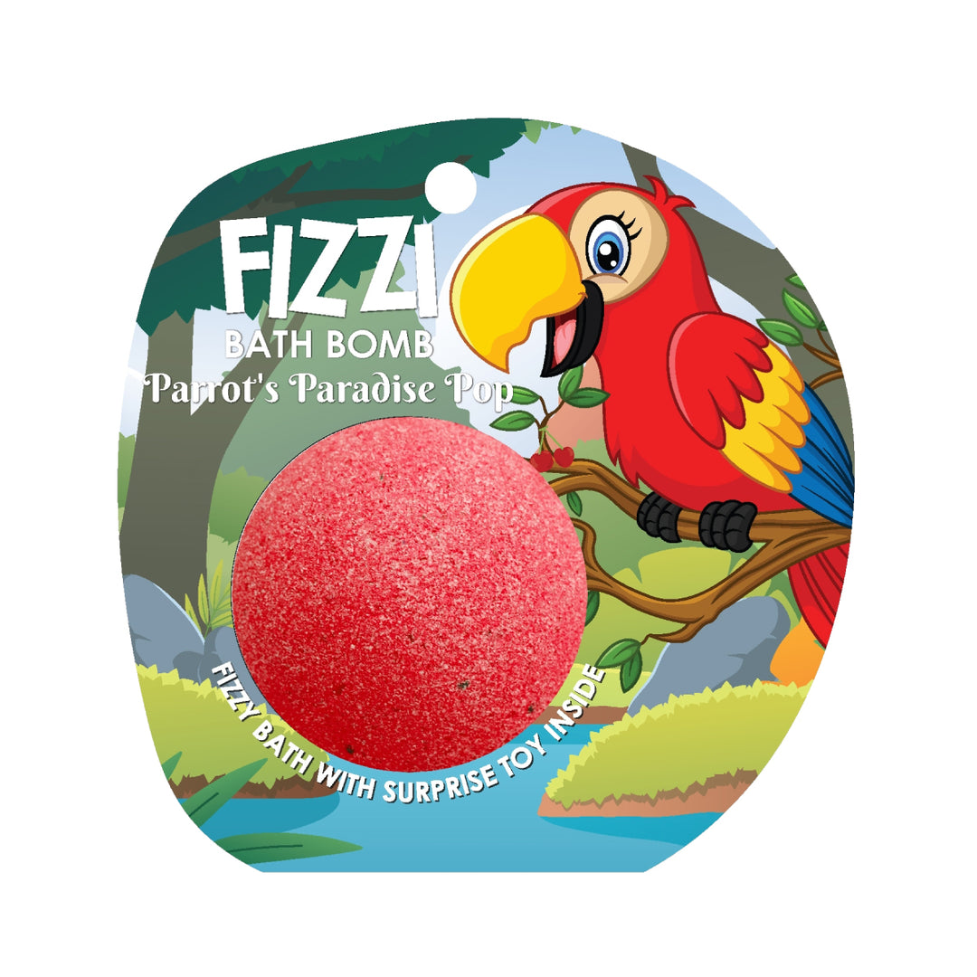 Fizzy Bath Bomb - Jungle Package - 100g - Parrot's Paradise Pop