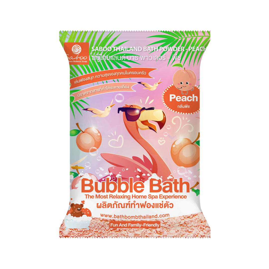 Bubble Bath Powder - 100g - Peach