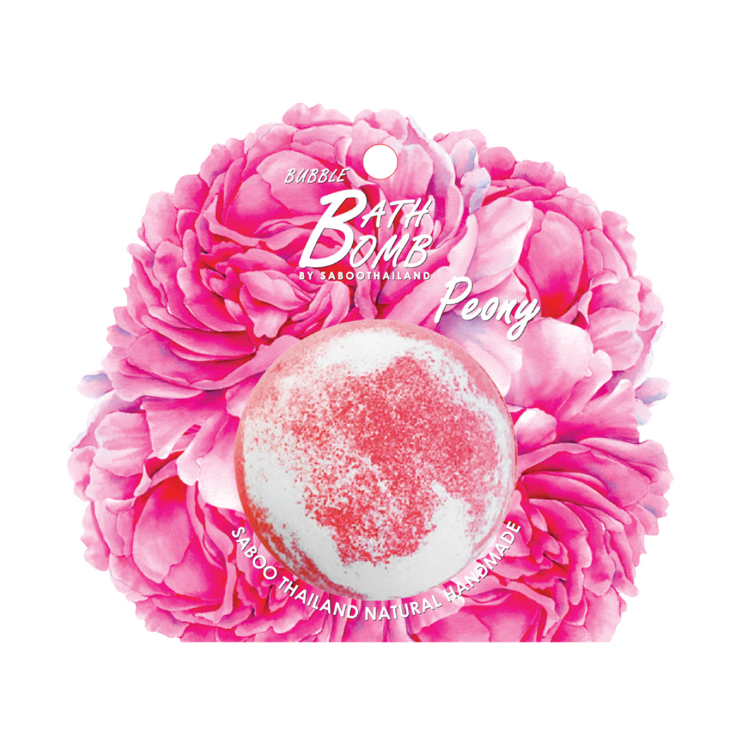 Bubble Bath Bomb - Flower Package - 150g - Peony