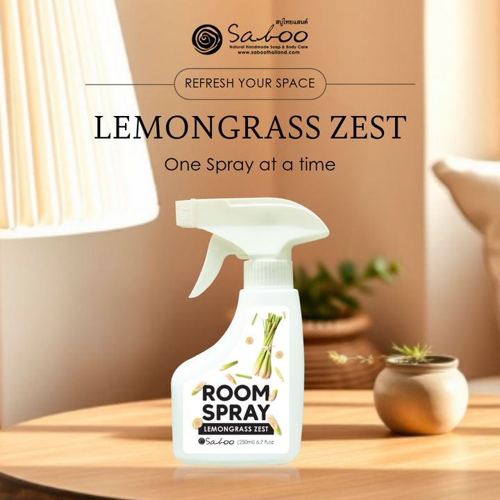 Saboo Room Spray - 250ml - Lemongrass Zest