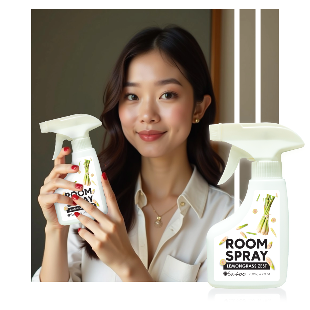 Saboo Room Spray - 250ml - Lemongrass Zest