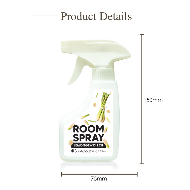 Saboo Room Spray - 250ml - Lemongrass Zest