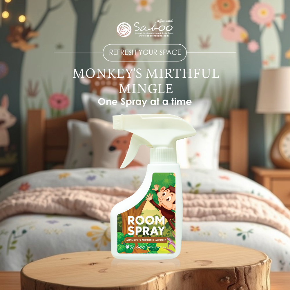 Saboo Room Spray - 250ml - Monkey's Mirthful Mingle