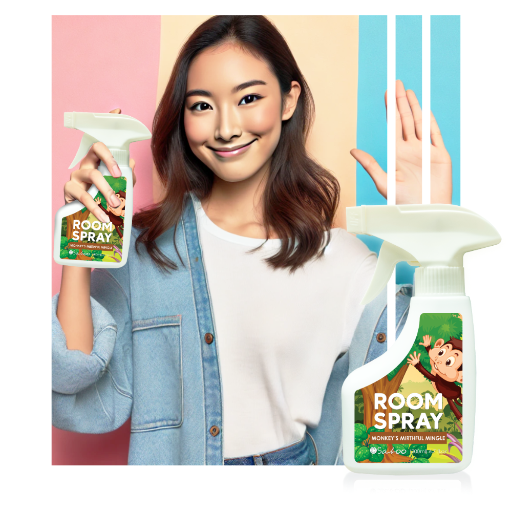 Saboo Room Spray - 250ml - Monkey's Mirthful Mingle