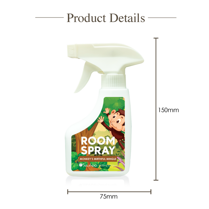 Saboo Room Spray - 250ml - Monkey's Mirthful Mingle