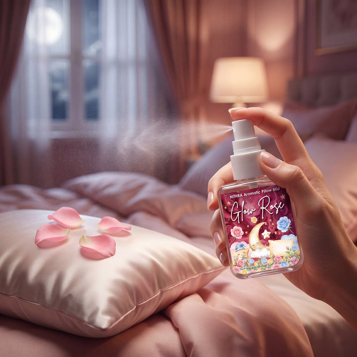 NITHRA AROMATIC PILLOW MIST - 50ML - GLOW ROSE